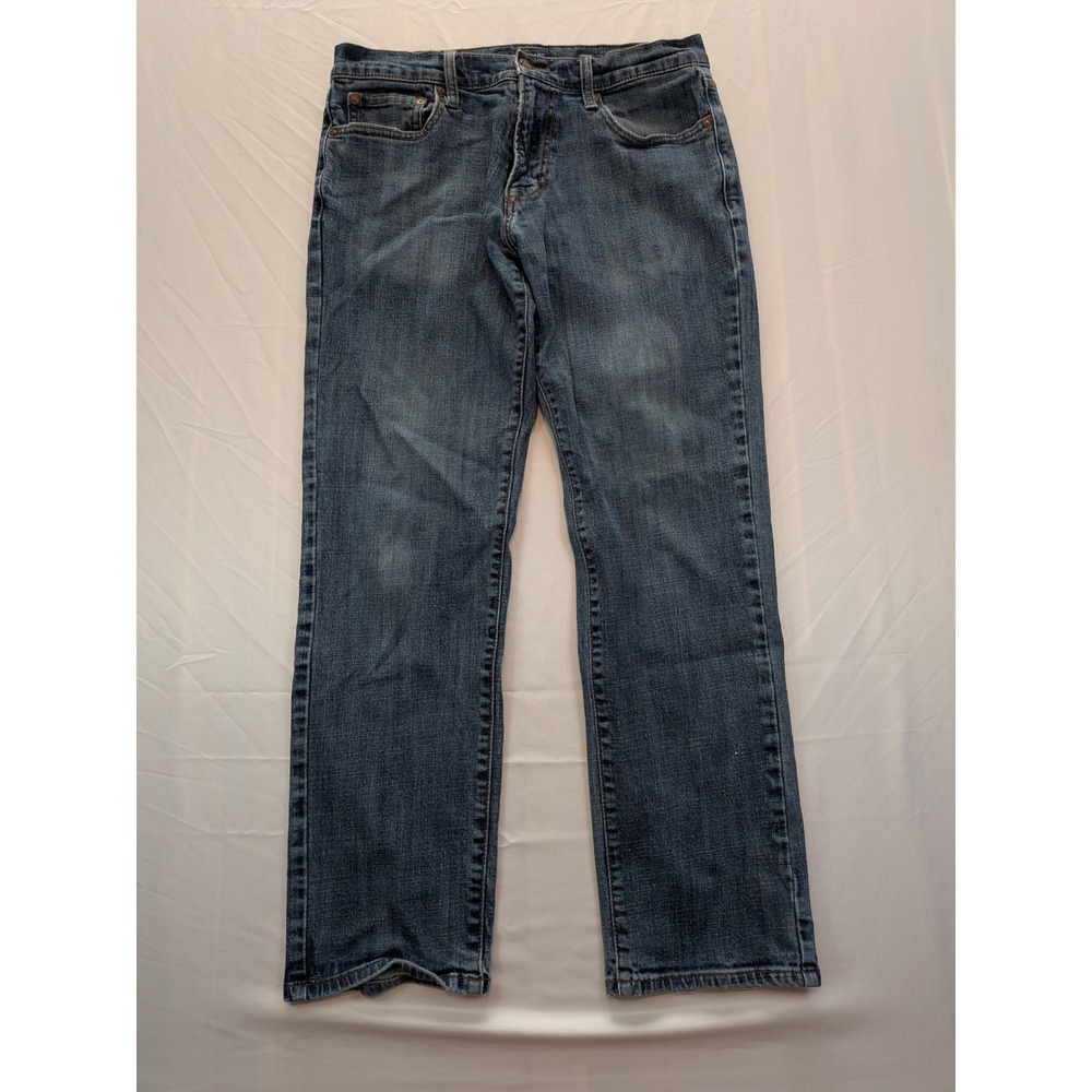Lucky Brand 221 Straight Leg Mens Jeans 32x30 Medium Wash Blue Denim Zipper